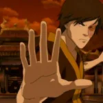 Zuko prestes a enfrentar Azula no Agni Kai final de Avatar: A Lenda de Aang, com postura firme e clima de tensão antes do duelo.