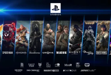 Jogadores em diferentes plataformas aproveitando jogos da PlayStation Studios no PC e console