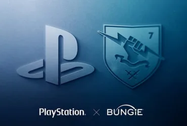 Logo da Sony com equipe da Bungie