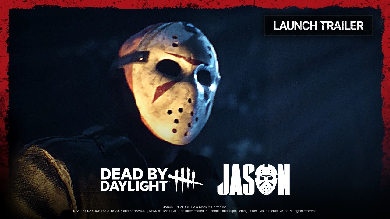 Jason Voorhees em Dead by Daylight no trailer de lançamento do novo capítulo.