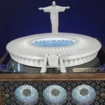 PC gamer personalizado de Lucas Paquetá com tema do Maracanã