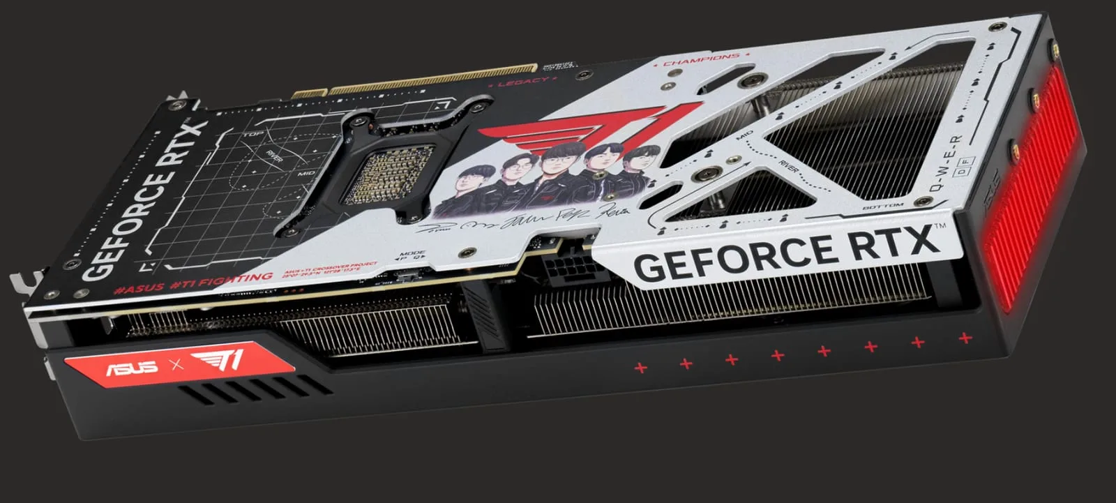 Placa de vídeo ASUS RTX 5070 T1 Edition com design exclusivo da equipe T1