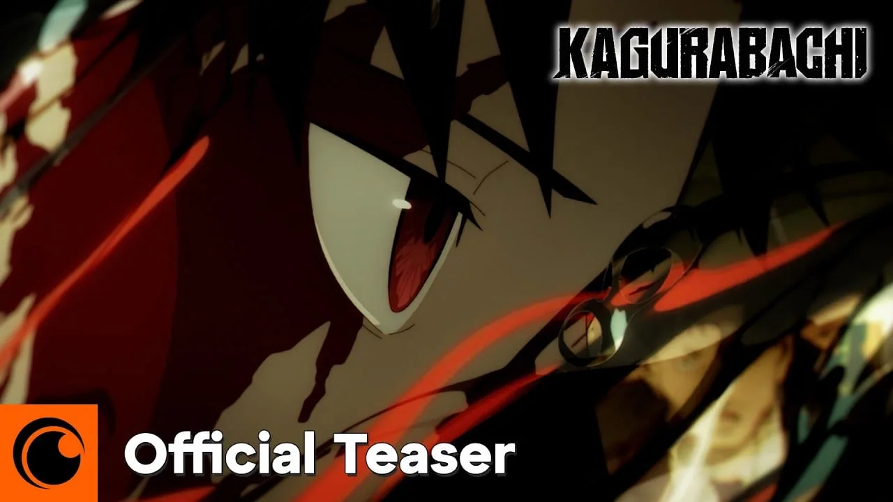 Pôster oficial do anime Kagurabachi lançado pela Crunchyroll