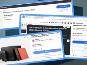 Reserva da Steam Machine sendo vendida no eBay com ágio