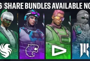 Skins das equipes profissionais em Rainbow Six Esports junho 2026