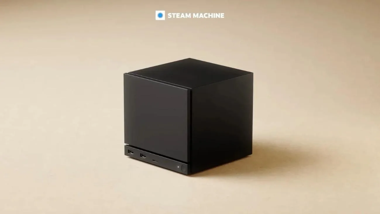 Steam Machine mostrando jogos em 1080p na TV