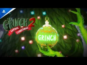 The Grinch 2: Saving Christmas no PS5 e PS4 - Captura do trailer oficial