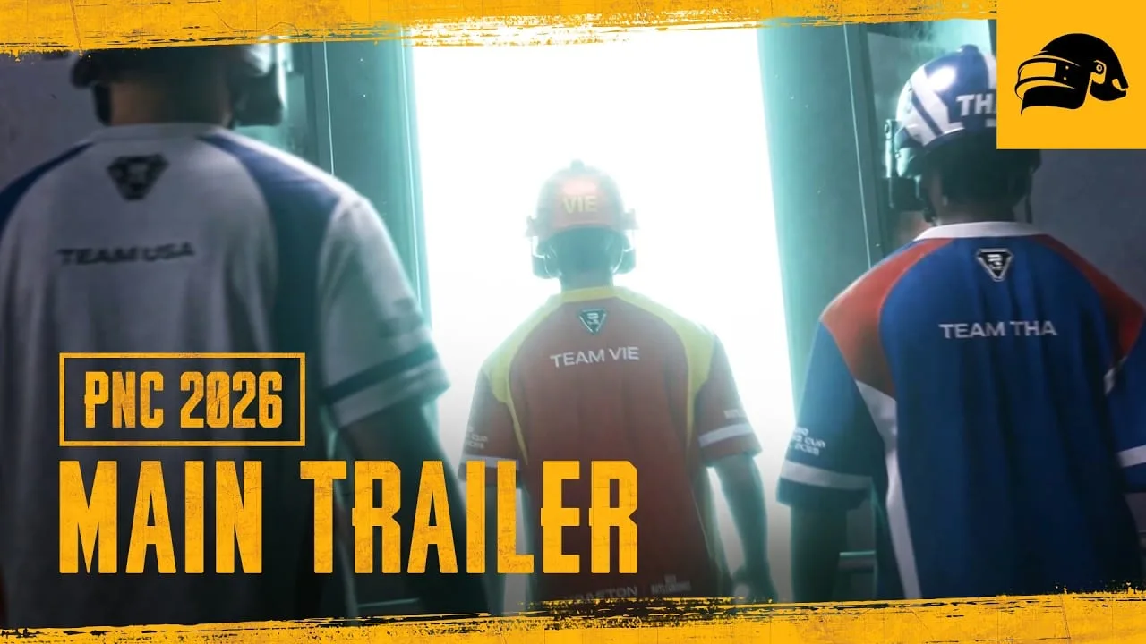 Trailer oficial da PUBG Nations Cup 2026 exibido no YouTube