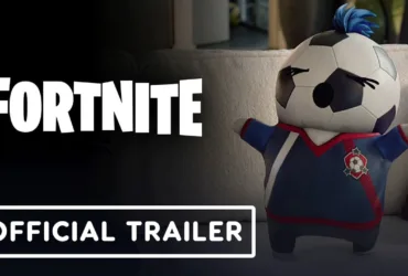 Trailer oficial de Fortnite mostrando a nova turma Striker Sprites com personagens em destaque