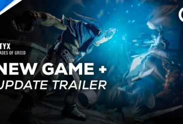 Trailer oficial de Styx: Blades of Greed New Game+ para PS5 mostrando o personagem Styx em ação furtiva