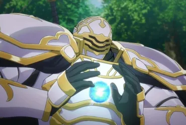 Visual oficial da segunda temporada de Skeleton Knight in Another World mostrando o protagonista em armadura esquelética