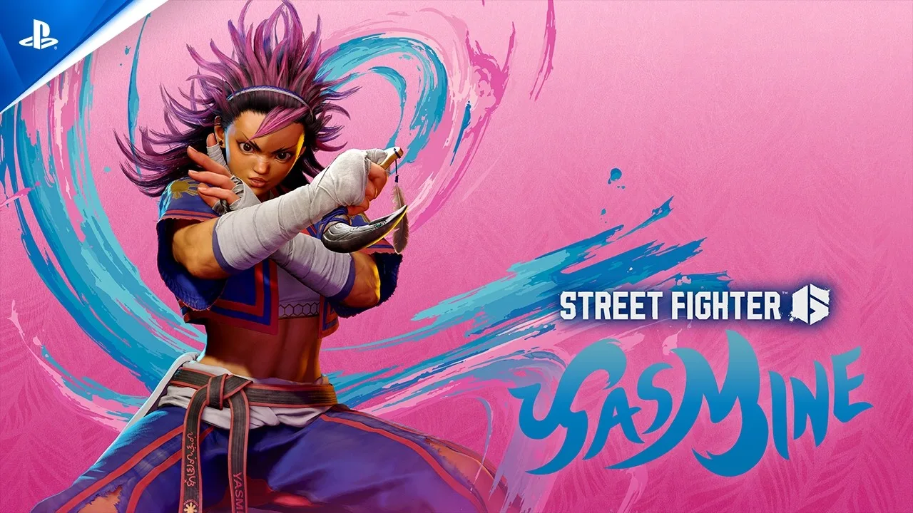 Yasmine em Street Fighter 6 no trailer oficial