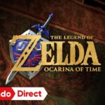 Imagem do trailer oficial de The Legend of Zelda Ocarina of Time para Nintendo Switch 2.
