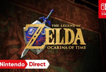 Imagem do trailer oficial de The Legend of Zelda Ocarina of Time para Nintendo Switch 2.
