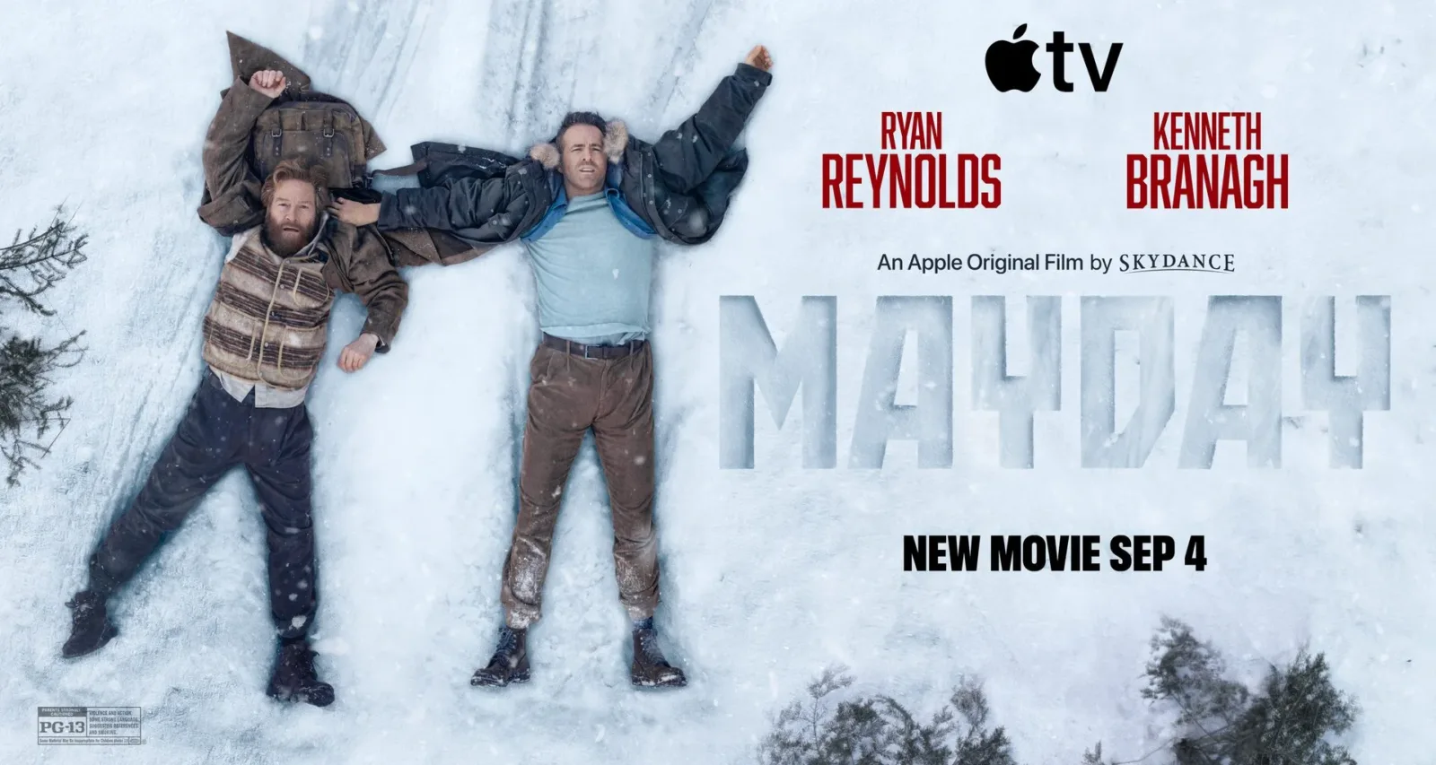 Ryan Reynolds em cena do trailer oficial de Mayday