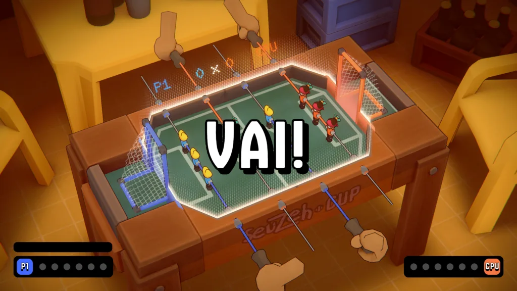 Print do jogo Pimbolas, começo de partida