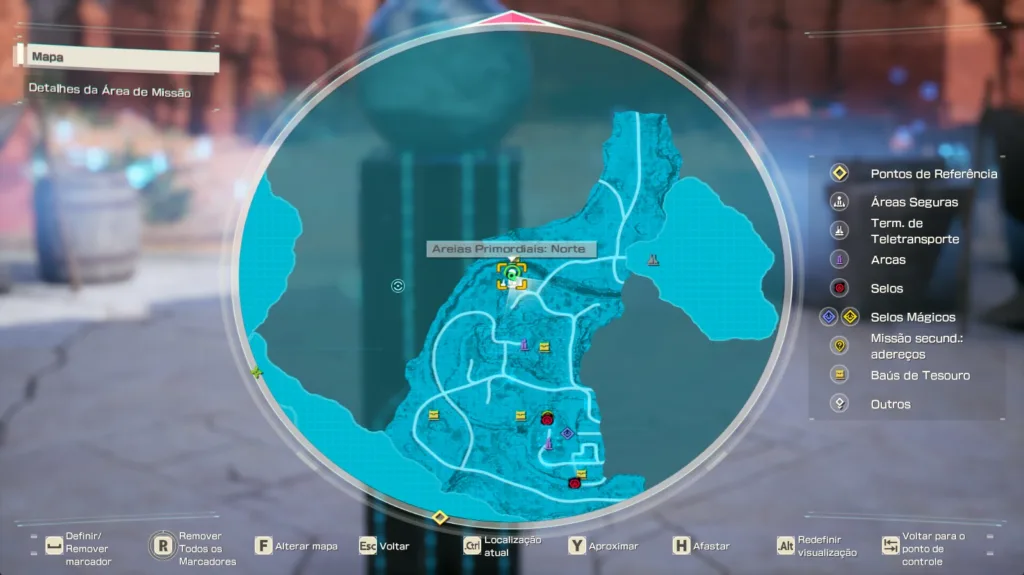 Echoes of Aincrad - mapa