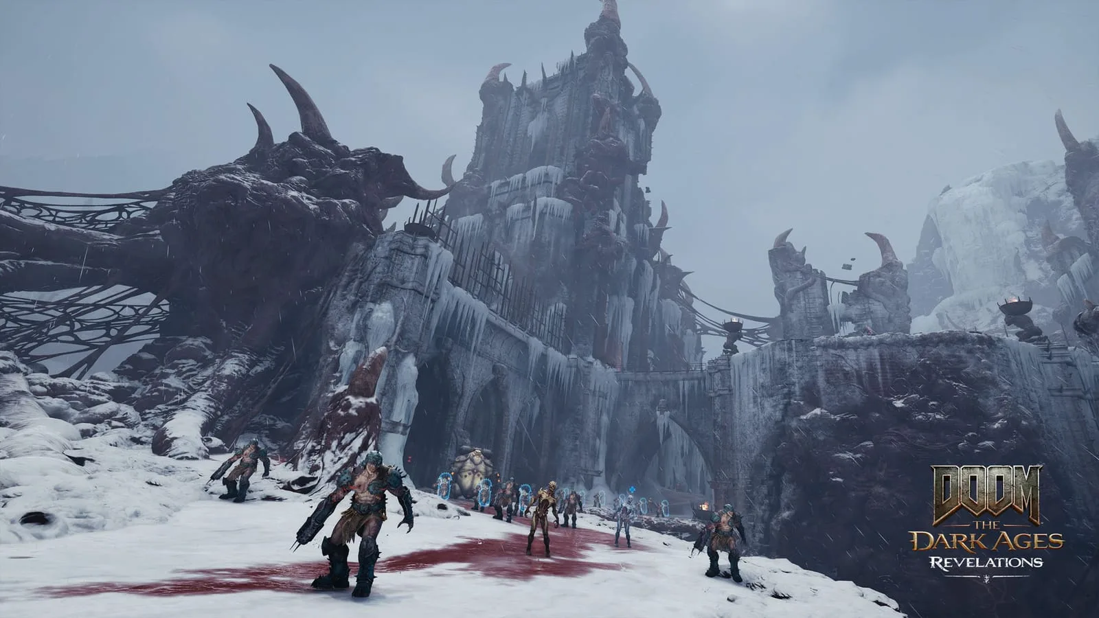 Ambiente Hell's Core do DLC Revelations em DOOM: The Dark Ages
