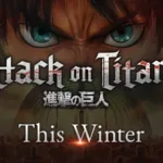 Arte oficial anúncio Attack on Titan 3 para PlayStation 5 e outras plataformas