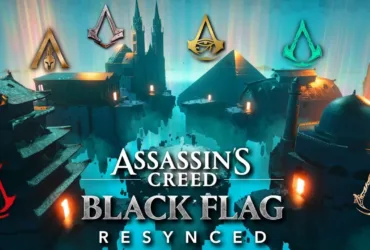 Arte oficial de Assassin's Creed Hexe com temática gótica e medieval