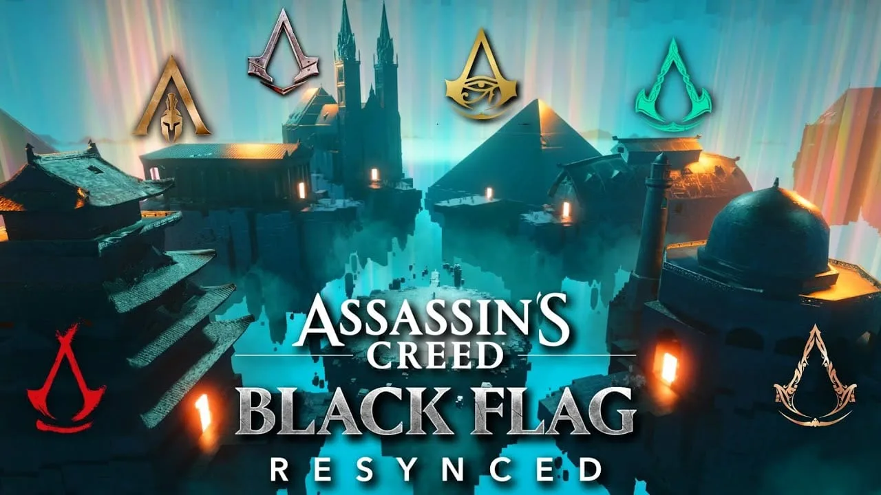 Arte oficial de Assassin's Creed Hexe com temática gótica e medieval