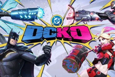 Arte oficial do jogo DCKO, game de luta gratuito da DC para dispositivos móveis