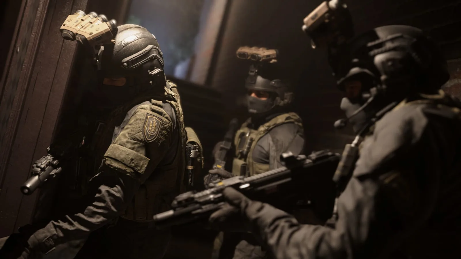 Arte promocional do filme Call of Duty ambientado em Modern Warfare