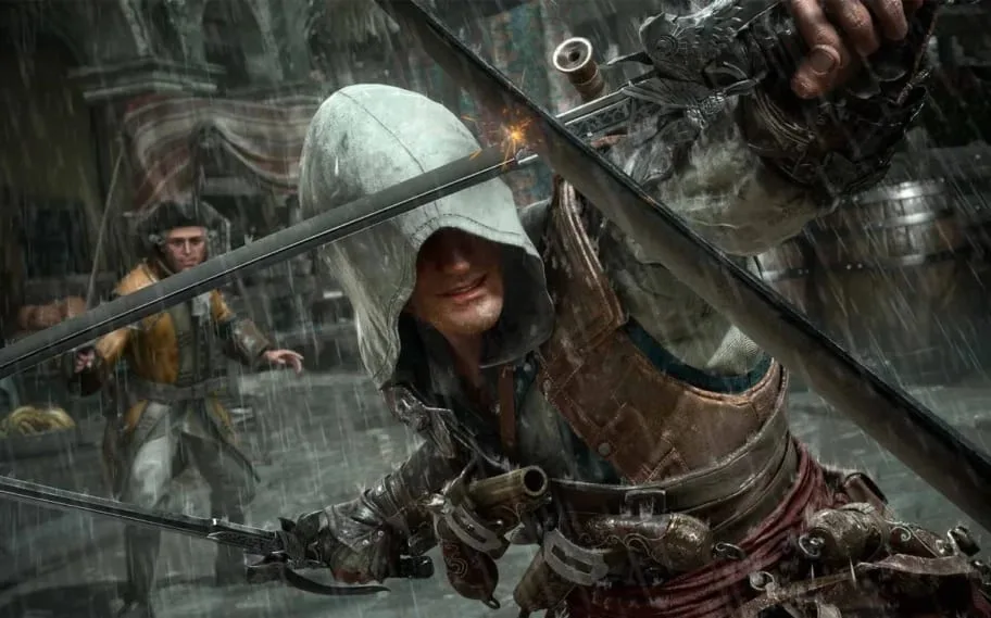 Capa do Assassin’s Creed Black Flag Resynced na Steam