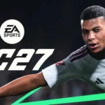 Capa do EA Sports FC 27 mostrando jogadores em ação
