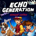 Capa oficial de Echo Generation Midnight Edition mostrando personagens em ambiente sobrenatural dos anos 90