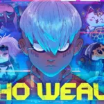 Capa oficial do jogo Echo Weaver mostrando personagem com glaive e manipulação temporal