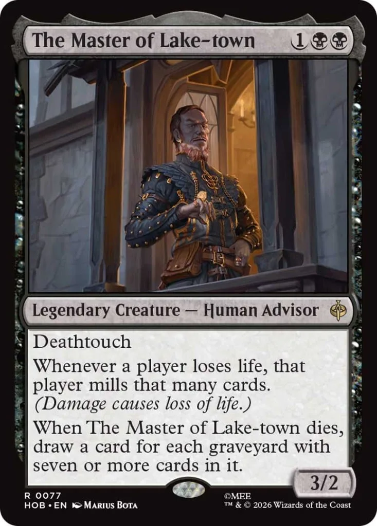 Carta The Master of Lake-town de Magic: The Gathering O Hobbit