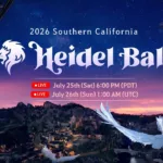 Cartaz oficial do evento Heidel Ball 2026 de Black Desert mostrando convite animado