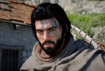 Cena de gameplay do jogo Crimson Desert