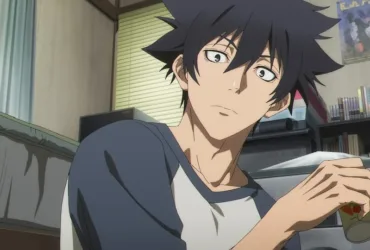 Cena do episódio 1 do anime Black Torch disponível na Crunchyroll