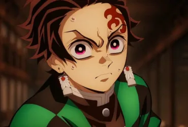 Cena do filme Demon Slayer: Kimetsu no Yaiba Infinity Castle I mostrando Tanjiro em destaque
