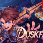 Cena do trailer de Duskfade mostrando personagem em ambiente sombrio no Nintendo Switch 2