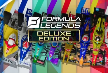 Cena do trailer de lançamento da Formula Legends Deluxe Edition para PS5 e PS4