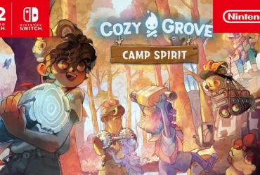 Cena do trailer de lançamento de Cozy Grove Camp Spirit no Nintendo Switch 2