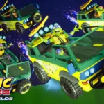 Cena do trailer de Sonic Racing: CrossWorlds com as Tartarugas Ninja