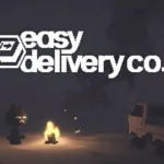 Cena do trailer oficial da atualização EasyRally em Easy Delivery Co mostrando corrida off-road