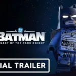 Cena do trailer oficial de LEGO Batman: Legacy of the Dark Knight mostrando Batman com gadgets no jogo