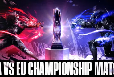 Cena do trailer oficial do campeonato Heidel Ball 2026 entre regiões NA e EU em Black Desert