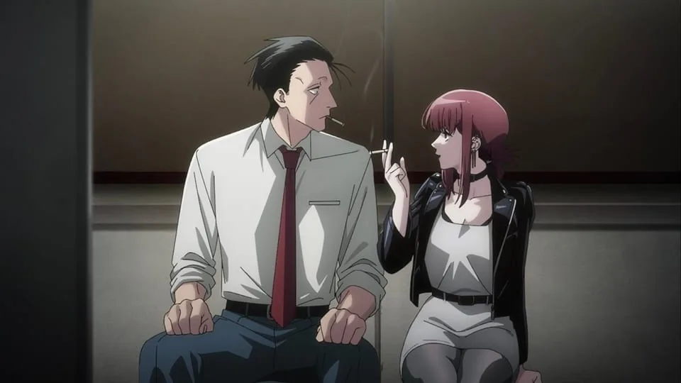 Cenas do clipe Fiction de imase para anime Smoking Behind the Supermarket with You