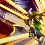 Chie Satonaka em Persona 4 Revival mostrando sua aparência e combate com Persona Tomoe