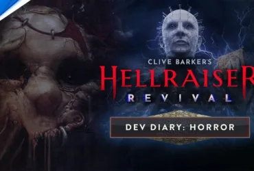 Clive Barker’s Hellraiser Revival no PS5 com atmosfera de horror e personagem Pinhead