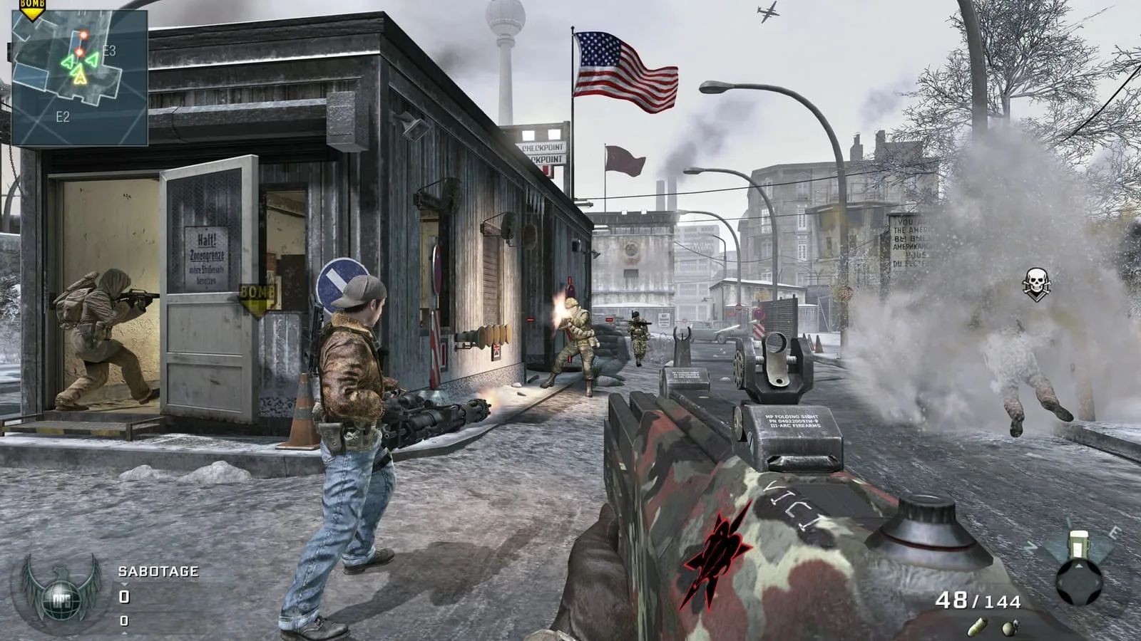 Comparativo de resolução entre Black Ops 2 no PS5 e Xbox