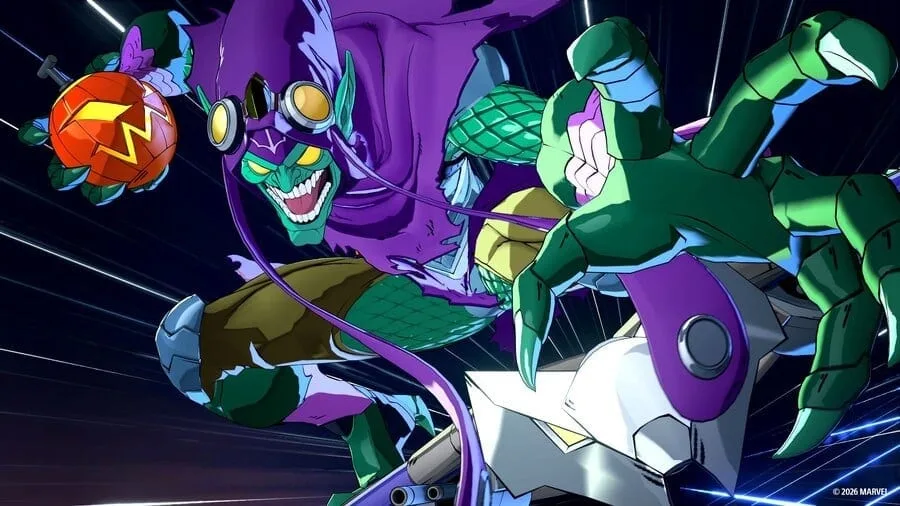 Green Goblin em Marvel Tokon: Fighting Souls beta aberta