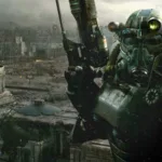 Imagem do jogo Fallout 3 com cenário pós-apocalíptico