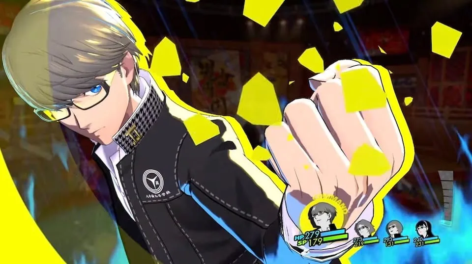 Imagem do protagonista Yu Narukami em Persona 4 Revival